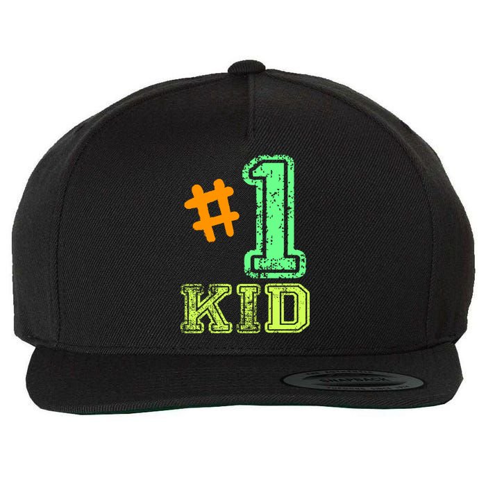 #1 Kid Wool Snapback Cap