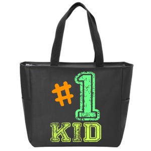 #1 Kid Zip Tote Bag