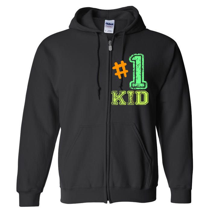 #1 Kid Full Zip Hoodie