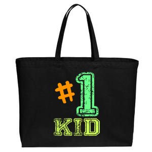 #1 Kid Cotton Canvas Jumbo Tote