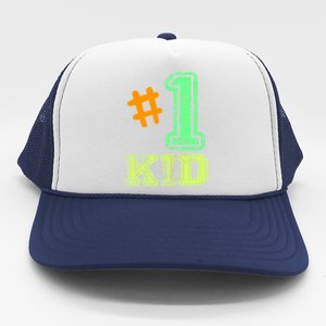 #1 Kid Trucker Hat