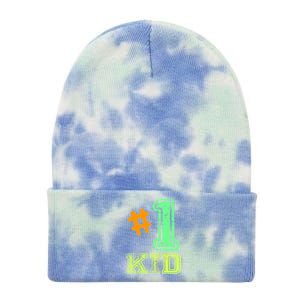 #1 Kid Tie Dye 12in Knit Beanie