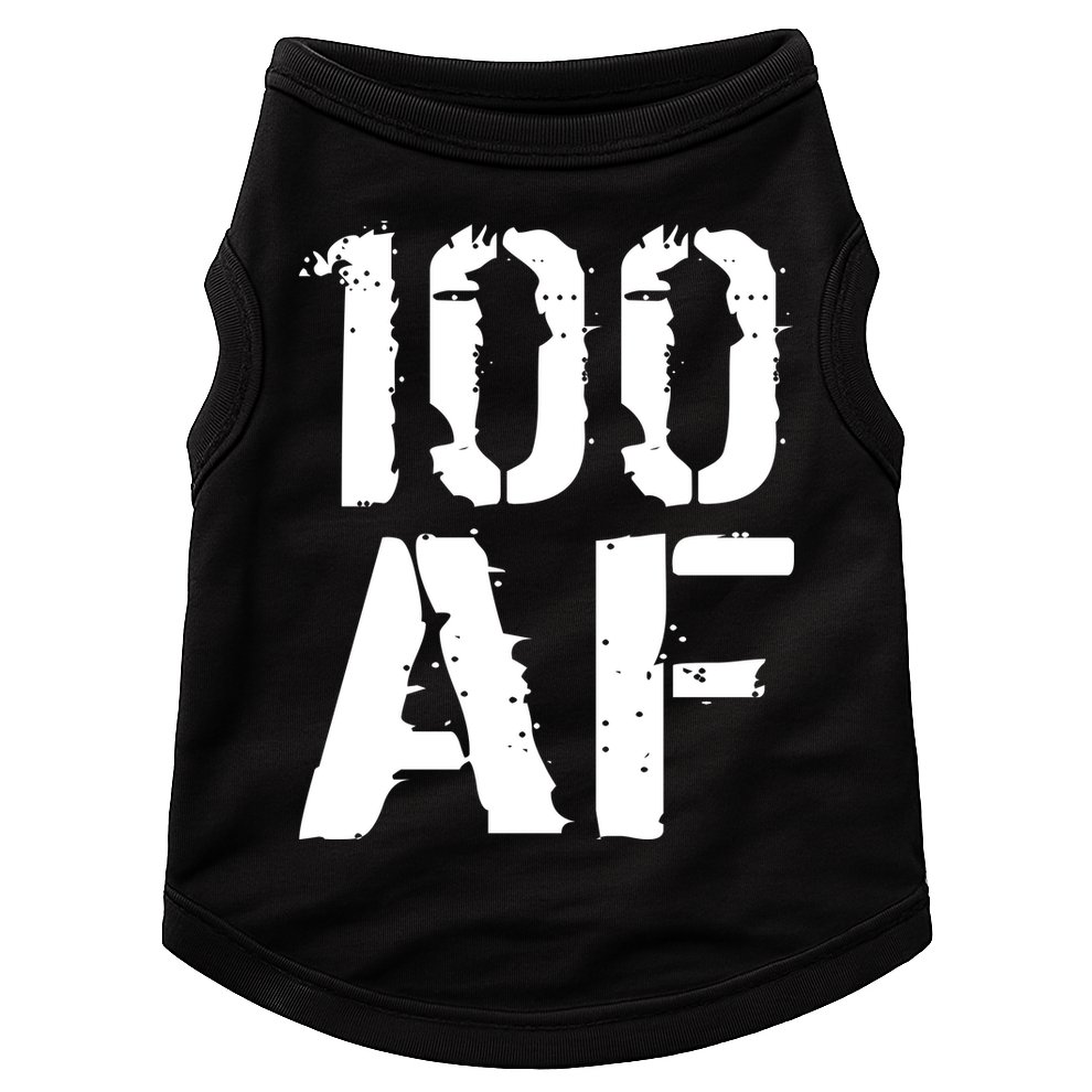 100 AF 100th Birthday Doggie Tank