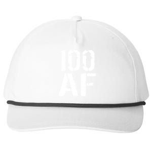 100 AF 100th Birthday Snapback Five-Panel Rope Hat