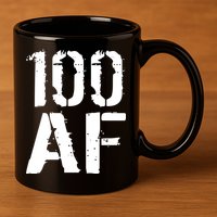 100 AF 100th Birthday 11oz C Handle Ceramic Mug