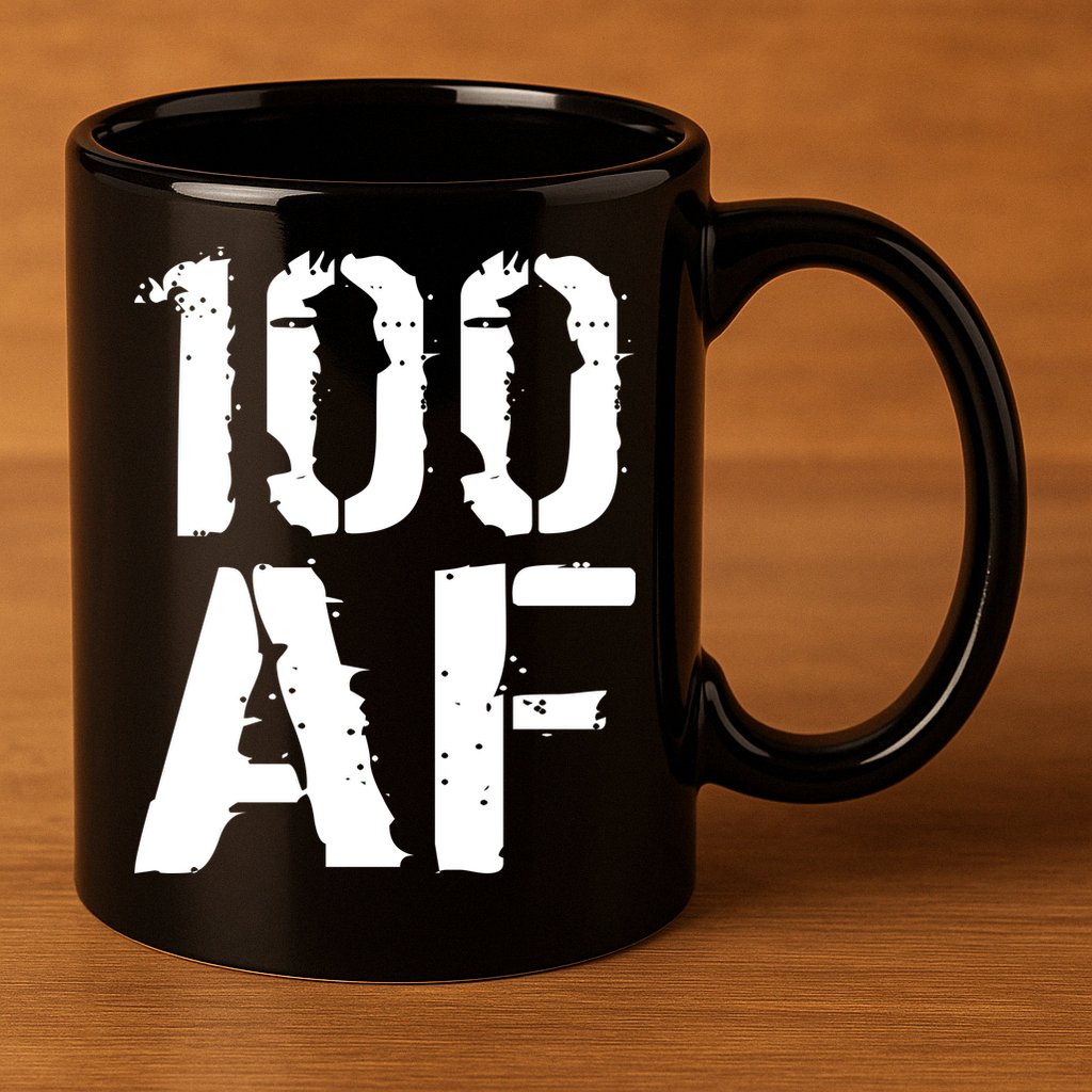 100 AF 100th Birthday 11oz C Handle Ceramic Mug