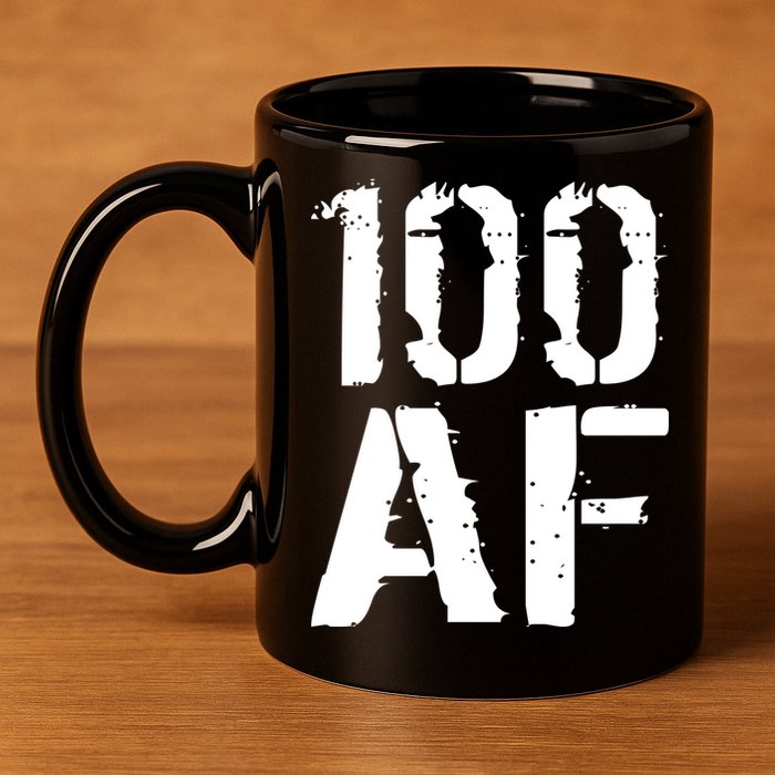 100 AF 100th Birthday 11oz C Handle Ceramic Mug