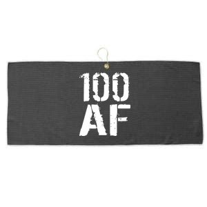 100 AF 100th Birthday Large Microfiber Waffle Golf Towel