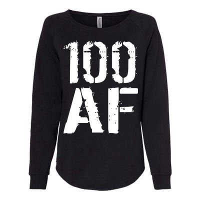 100 AF 100th Birthday Womens California Wash Sweatshirt