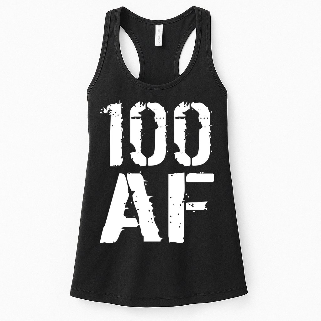 100 AF 100th Birthday Womens Tank Top