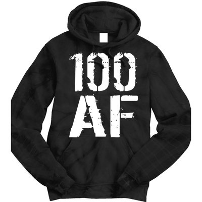 100 AF 100th Birthday Tie Dye Hoodie