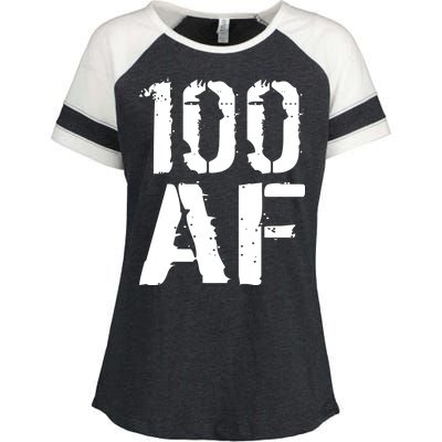 100 AF 100th Birthday Enza Ladies Jersey Colorblock Tee