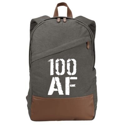 100 AF 100th Birthday Cotton Canvas Backpack