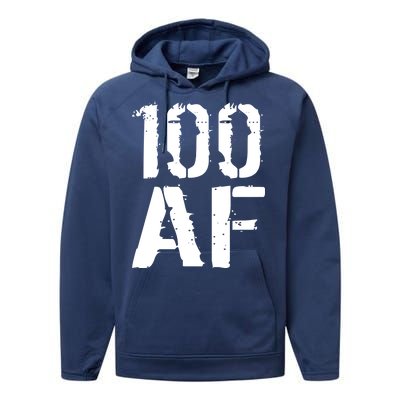 100 AF 100th Birthday Performance Fleece Hoodie