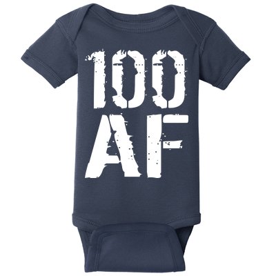 100 AF 100th Birthday Baby Bodysuit