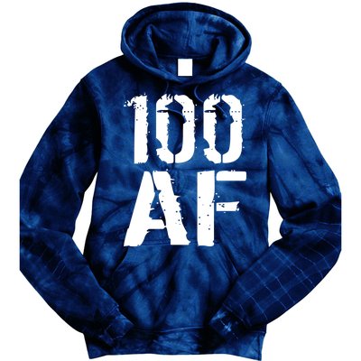 100 AF 100th Birthday Tie Dye Hoodie