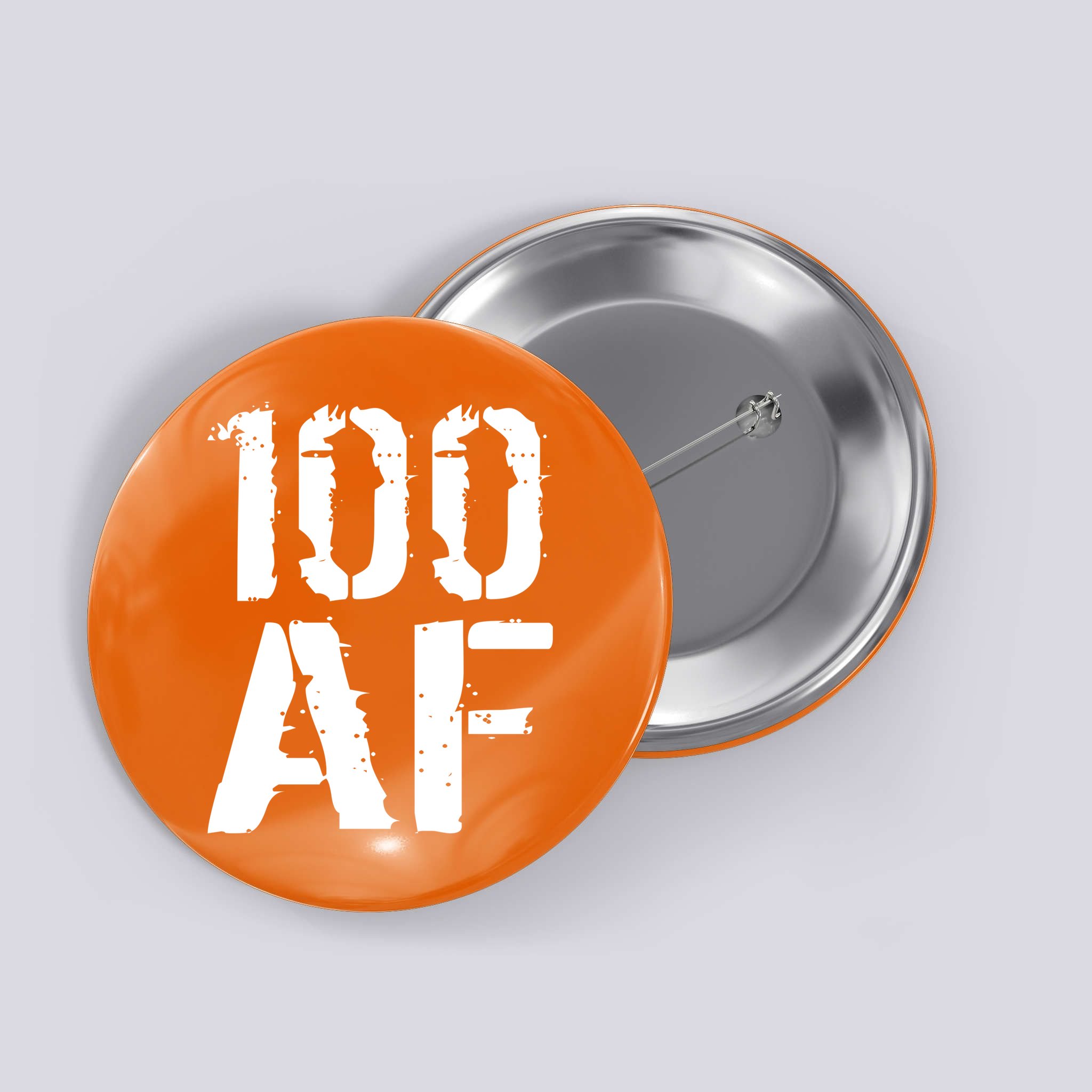 100 AF 100th Birthday Button