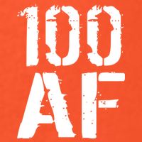 100 AF 100th Birthday Button
