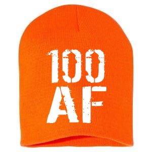 100 AF 100th Birthday Short Acrylic Beanie