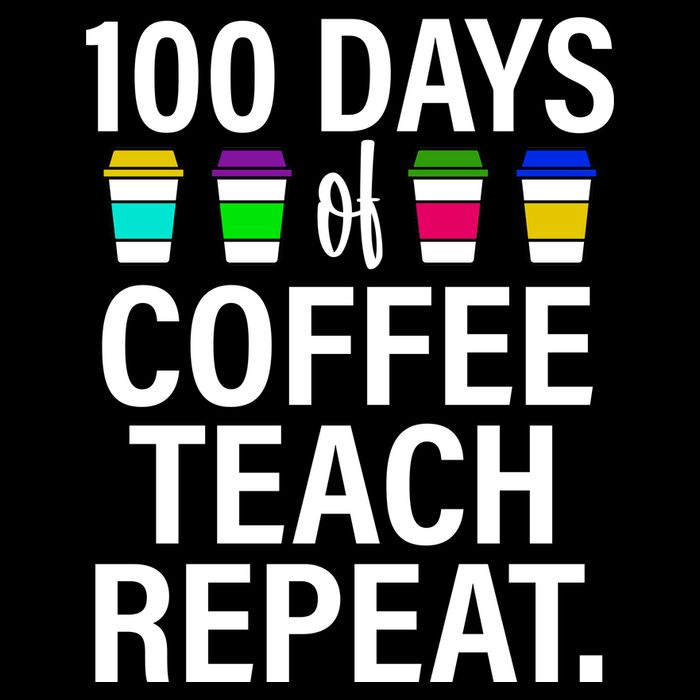 100 Days Of Coffee Teaching Repeat School Impact Tech Backpack