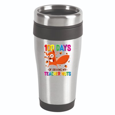 100 Days Of Driving My Teacher Nuts 16oz Travel Tumbler