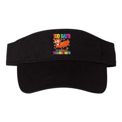 100 Days Of Driving My Teacher Nuts Valucap Bio-Washed Visor