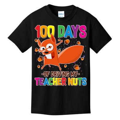 100 Days Of Driving My Teacher Nuts Kids T-Shirt