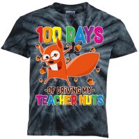 100 Days Of Driving My Teacher Nuts Kids Tie-Dye T-Shirt