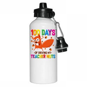 100 Days Of Driving My Teacher Nuts Aluminum Water Bottle