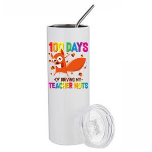 100 Days Of Driving My Teacher Nuts Stainless Steel Tumbler