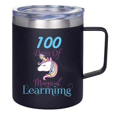 100 Days Of Magical Learning 12oz Stainless Steel Coffee Mug