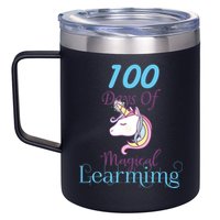 100 Days Of Magical Learning 12oz Stainless Steel Coffee Mug