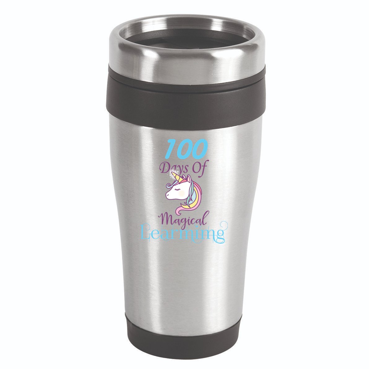 100 Days Of Magical Learning 16oz Travel Tumbler