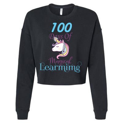 100 Days Of Magical Learning Cropped Pullover Crew