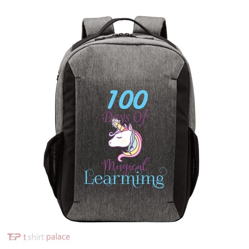 100 Days Of Magical Learning Vector Backpack