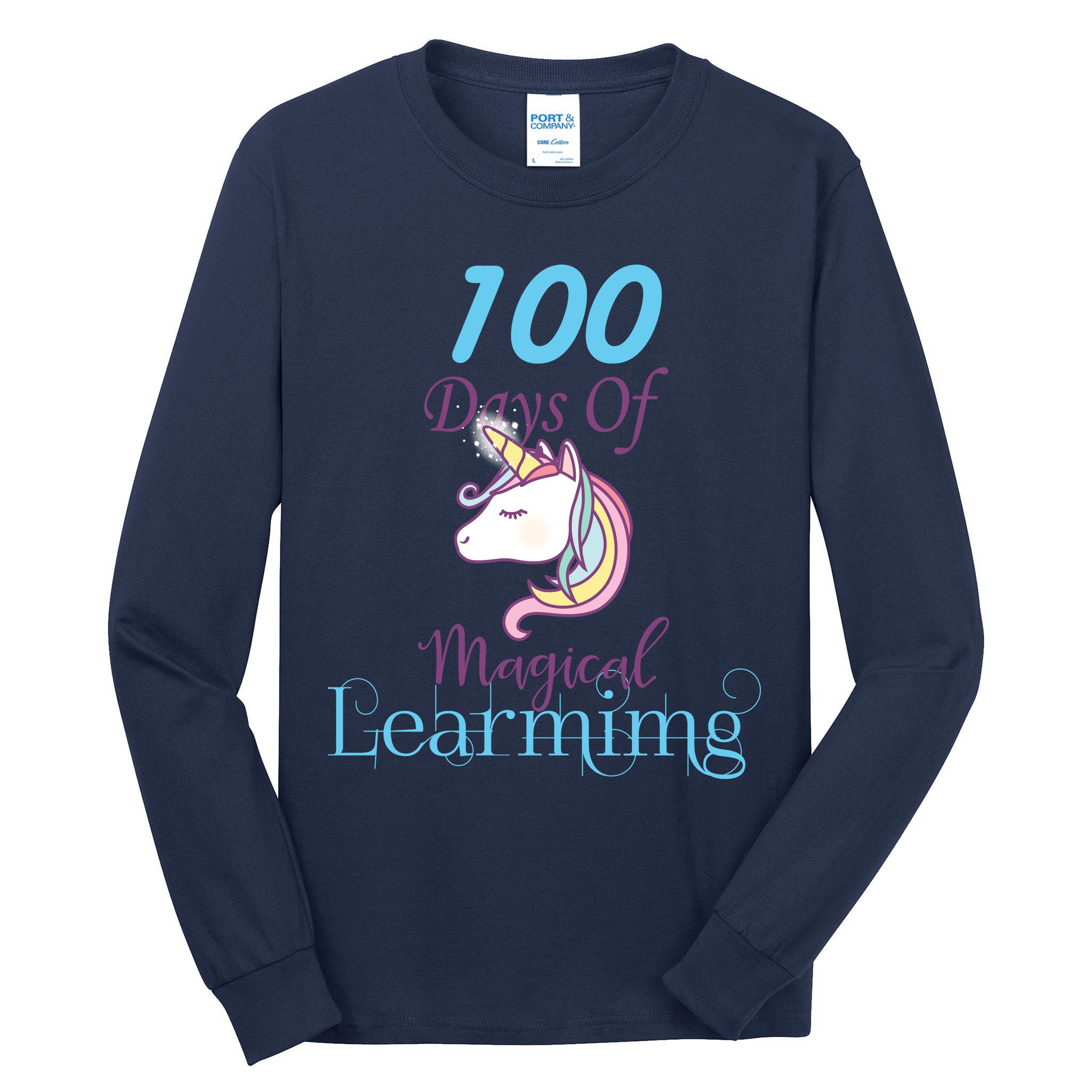 100 Days Of Magical Learning Tall Long Sleeve T-Shirt