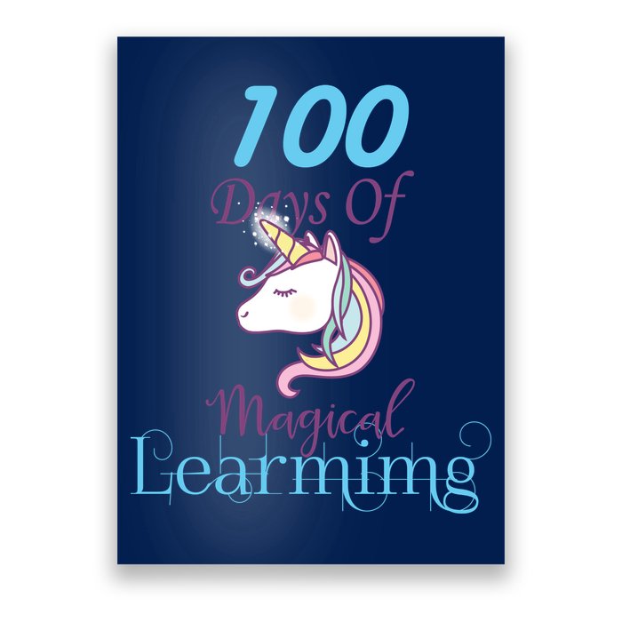 100 Days Of Magical Learning Poster