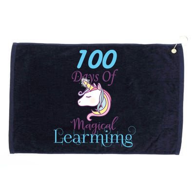 100 Days Of Magical Learning Grommeted Golf Towel
