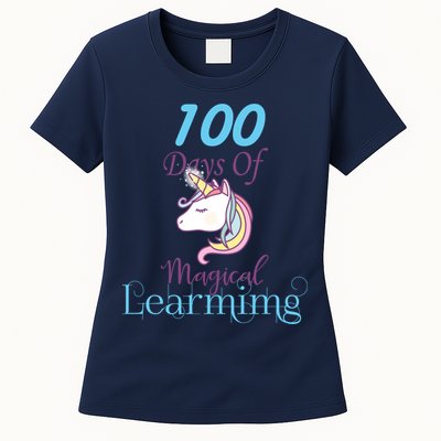 100 Days Of Magical Learning Womens T-Shirt