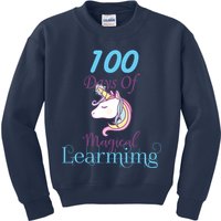 100 Days Of Magical Learning Kids Sweatshirt