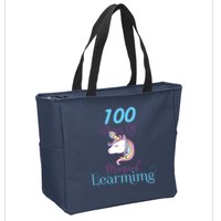 100 Days Of Magical Learning Zip Tote Bag