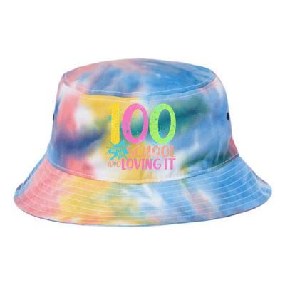 100 Days Of School And Loving It Tie Dye Newport Bucket Hat