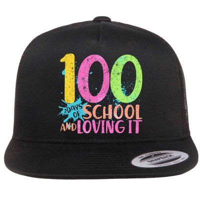 100 Days Of School And Loving It Flatbill Hat