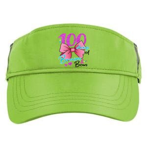 100 Days Of School Brains and Bows Adult Drive Performance Visor