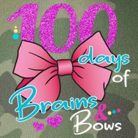 100 Days Of School Brains and Bows Legacy Tie Dye Trucker Hat