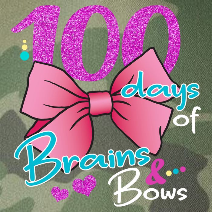 100 Days Of School Brains and Bows Legacy Tie Dye Trucker Hat