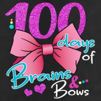100 Days Of School Brains and Bows Cool Comfort Performance Bucket Hat