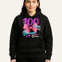 100 Days Of School Brains and Bows Hoodie