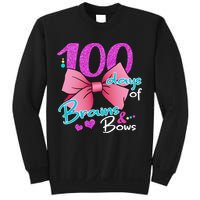 100 Days Of School Brains and Bows Sweatshirt