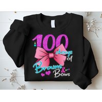 100 Days Of School Brains and Bows Sweatshirt